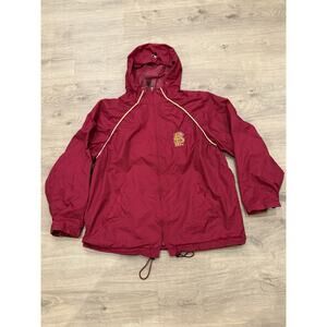 Florida State Seminoles FSU Windbreaker Jacket Colosseum XL Hooded NCAA Garnet
